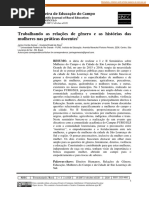 Trabalhando As Relações de Gênero e As Histórias Das Mulheres Nas Práticas Docentes - Janine Corrêa Gomes e Graziela Rinaldi Da Rosa