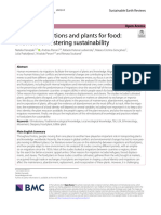 People's Migrations and Plants For Food A Review For Fostering Sustainability 2023