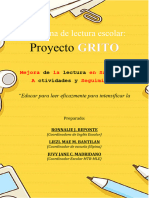 Programa de Lectura Escolar:: Proyecto