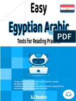 Easy Egyptian Arabic Reader Texts For Reading Practice Beginners Lingualism Ftaaim (A1 A2)