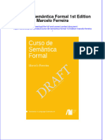 Curso de Semântica Formal 1st Edition Marcelo Ferreira Full Chapter Download PDF