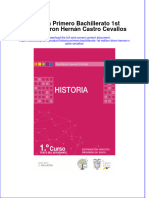 Historia Primero Bachillerato 1st Edition Biron Hernán Castro Cevallos Full Chapter Download PDF