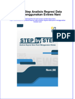 Step by Step Analisis Regresi Data Panel Menggunakan Eviews Nani Full Chapter Download PDF