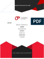 Universidad Tecnológica Del Perú - Informe - Backus - 2023