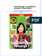 Tanaman Obat Keluarga 3 1st Edition L R Supriyapto Yahya Editor Full Chapter Download PDF