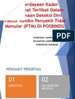 Pelatihan Kader Posbindu