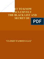 Famous Closet Gays