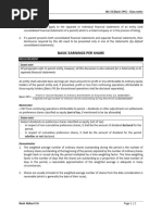 Lecture Notes - IAS 33 (Basic EPS)