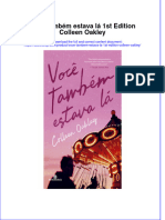 Você Também Estava Lá 1st Edition Colleen Oakley Full Chapter Download PDF