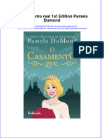 O Casamento Real 1st Edition Pamela Dumond Full Chapter Download PDF