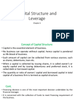 Capital Structure and Leverage