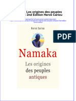 Namaka Les Origines Des Peuples Antiques 2nd Edition Hervé Cariou Full Chapter Download PDF