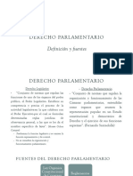 Derecho Parlamentario