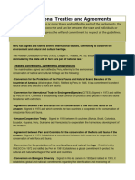 International Treaties and Agreements