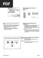 Teoría Del Procesamiento de La Información de Miller