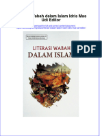 Literasi Wabah Dalam Islam Idris Mas Udi Editor Full Chapter Download PDF