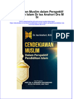 Cendikiawan Muslim Dalam Perspektif Pendidikan Islam DR Isa Anshori Drs M Si Full Chapter Download PDF