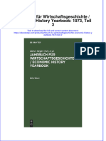 Jahrbuch Für Wirtschaftsgeschichte / Economic History Yearbook: 1973, Teil 3 Full Chapter Download PDF