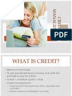 Chapter 9 Credit Management I