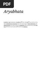 Aryabhata - Wikipedia