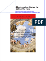 Rubens y Monteverdi en Mantua 1st Edition Ost Hans Full Chapter Download PDF