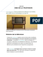 Histoire de La Télévision