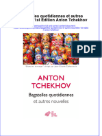 Bagatelles Quotidiennes Et Autres Nouvelles 1st Edition Anton Tchekhov Full Chapter Download PDF