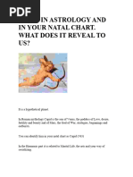 Cupid in Astrology and in Your Natal Chart