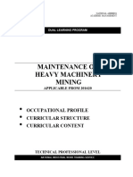 Maintenance of Heavy Mining Machinery 201620