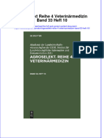 Agroselekt Reihe 4 Veterinärmedizin Band 33 Heft 10 Full Chapter Download PDF