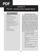 Lesson 4 Part IV - Income From Capital Gains