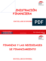 Semana 1 Sesiòn 1 Finanzas y Las Necesidades de Financiamiento