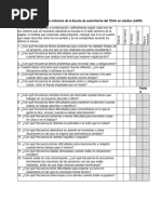 Lista de Verificación de Síntomas de La Escala de Autoinforme Del TDAH en Adultos (ASRS-v1.1)