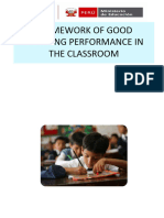 Good Teacher Performance Framework