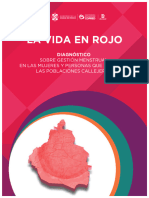 La Vida en Rojo Diagnostico Sobre Gestion Menstrual en Las Mujeres y Personas Que Integran Las Poblaciones Callejeras