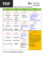 Calendario-Horario Pau-Ebau Letras Ciencias 4 Dias Junio 2024 v4