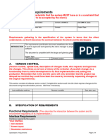 GLOSSARY Requirements Specification