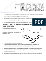 Estudiante Del Proyecto de Línea de Tiempo de Teoría Atómica