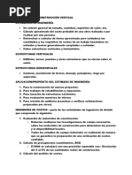 Estimación de Costos para Proyectos de Construcción Verticales y Horizontales: Una Guía Completa para Estimaciones de Ingeniería