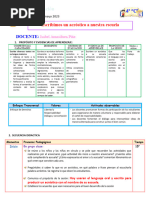 Sesion de Com-Escribimos Un Acrostico A Nuestra Escuela