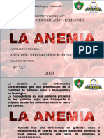 La Anemia - Mireck Abendaño Heredia 3 A - 2023