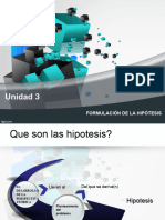 1 Formulación de La Hipótesis