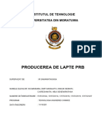 Mini Proiect de Producere A Laptelui Praf