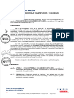 RCUN°0166-2020-UCV Reglamento Unidad de Investigación