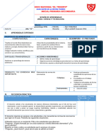 SESIÓN DE APRENDIZAJE LA MATERIA - Mezclas 2024 de Segundo Año