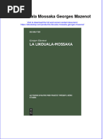 La Likouala Mossaka Georges Mazenot Full Chapter Download PDF