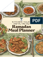 Kitchen Valet Ramadan Meal Planner 2024