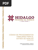 004 Codigode Procedimientos Familiaresparael Estadode Hidalgo