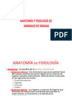 Anatomía Y Fisiología de Animales de Granja