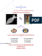 Airships As A Low Cost Alternative To Communication Satellites